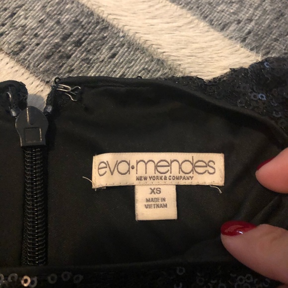 Black Sequin Dress - Picture 2 of 4